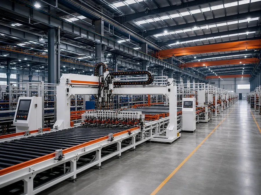 Phase II intelligent manufacturing facility and automated welding production line in operation