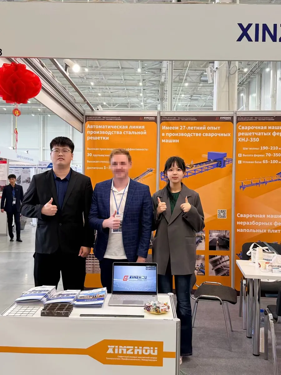 Xinzhou automated welding production line display in Russia