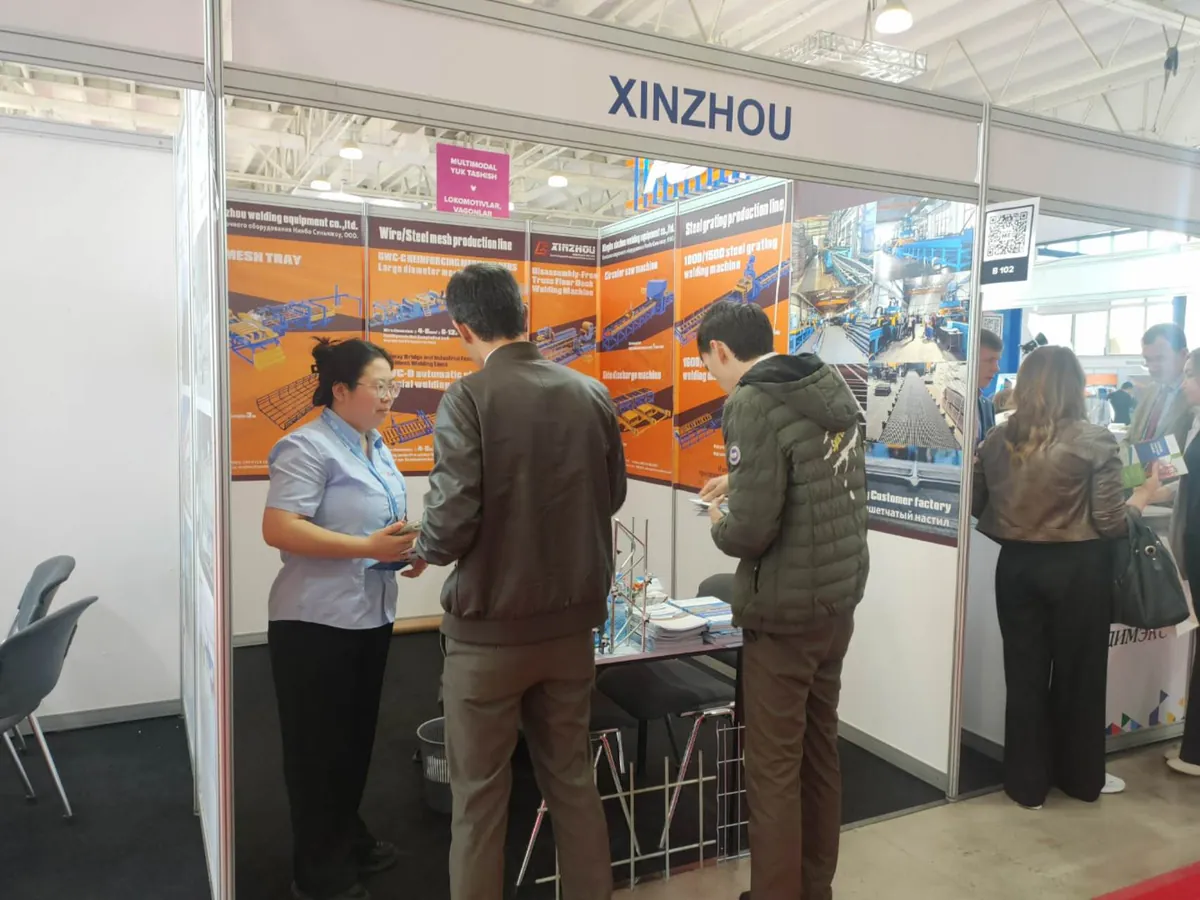 Xinzhou booth at the Uzbekistan industrial exhibition