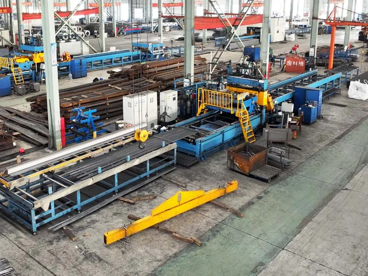 GGV fully automatic steel grating production line