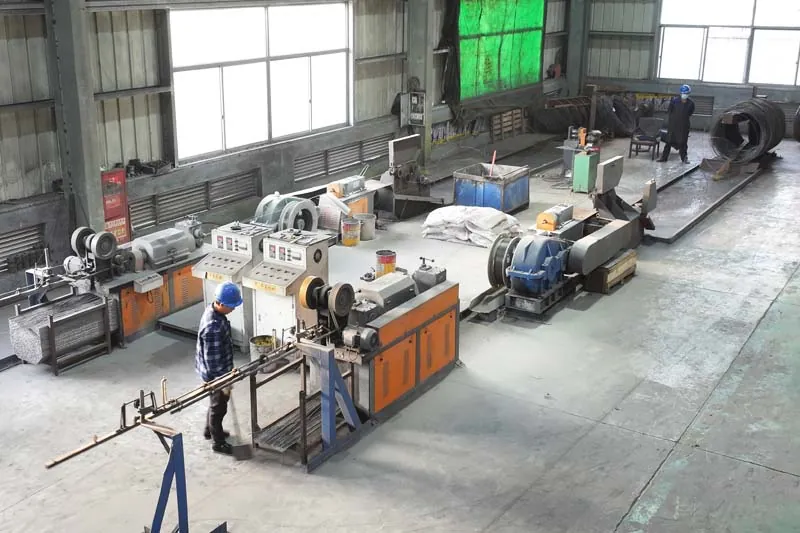 Twisted bar forming machine